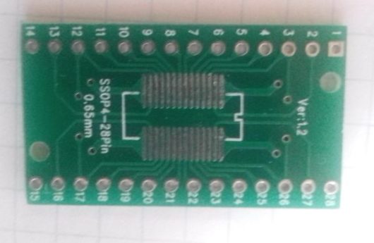 Плата SO/SSOP/SOIC/MSOP TSSOP4-28 / TSSOP4-20 turn DIP28 1.27MM / 0.65MM turn 2.54MM — изображение 2