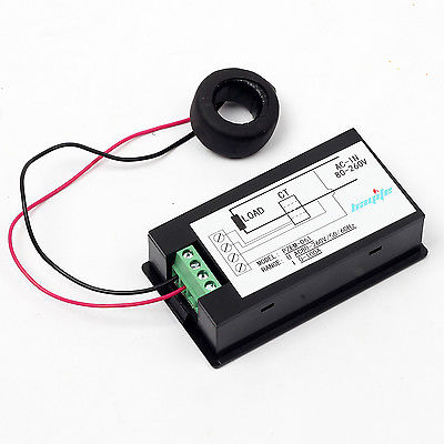 Встраиваемый измеритель напряжения, тока, мощности 80-260 Вольт 100 Ампер — изображение 3