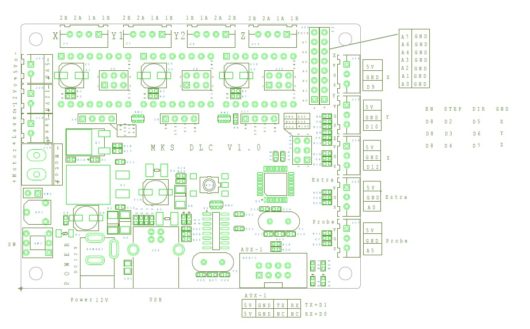 Автономная плата GRBL 1.1 MKS DLC V2.0 с LCD — изображение 3