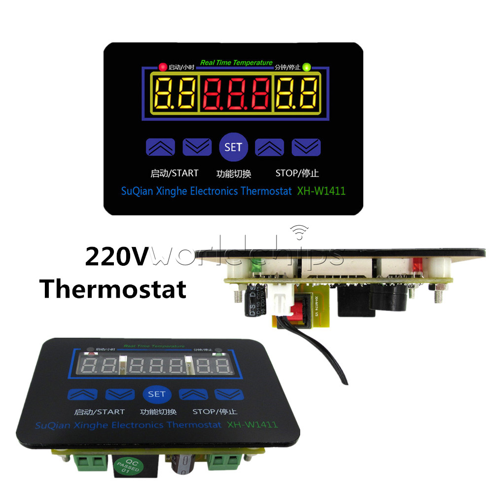 Модуль термостата XH-W1411 220 Вольт - Из личного (DIY Ардуино, STM32 ...