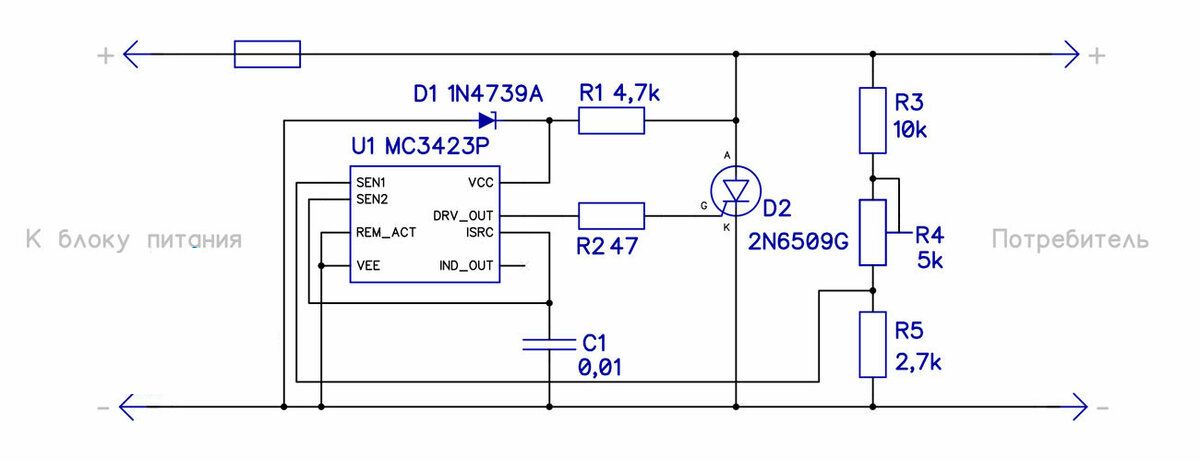 ИС защиты от пренапряжения MC3423 DIP-8