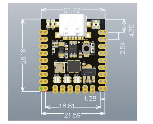 Arduino Nano Mini Ultra Small Type-C Development Board Atmega328p  Ch340 — изображение 2